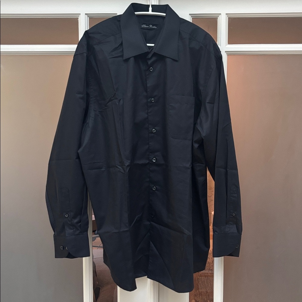 Men's Black Dress Shirt - 18